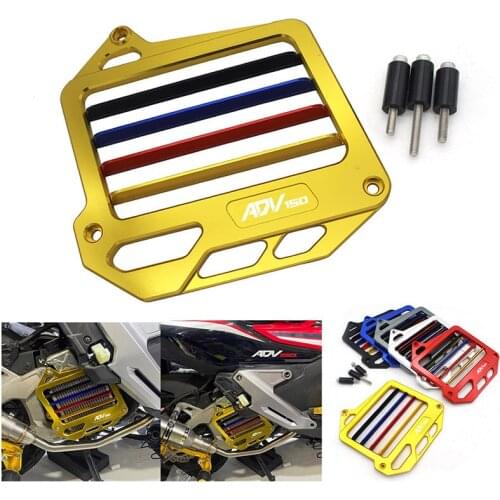 For Honda ADV 150 2019 2020 2021 Latest SEMSPEED CNC Motorcycle Radiator Cover Protector Grille Grill Bar Guard
