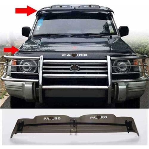 For Mitsubishi Pajero V31 V32 V33 Sand Stone Block Window Trim Styling