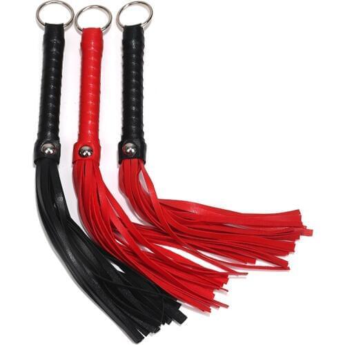 Sex Products Leather Spanking Butt Whips Harness Fetish Bdsm Bondage Sex Whip Flogger Slut Slave Beat Ass for Couples Adult Game