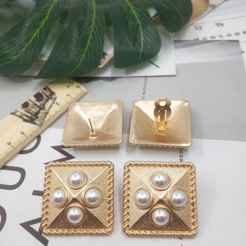 Europe America Japan South Korea jewelry avant garde net red fashion earless earring A32