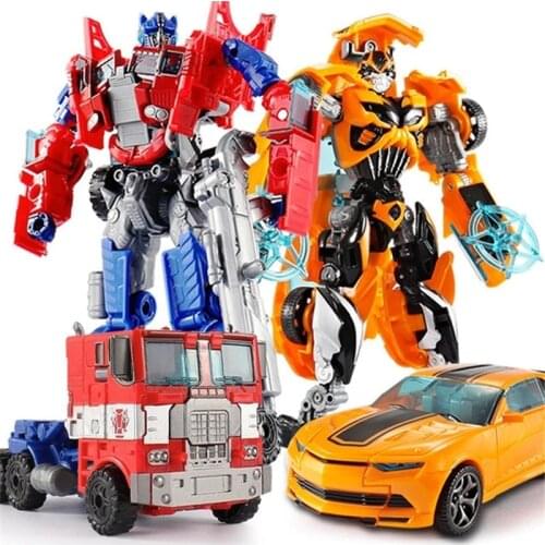 Transformation Toys Anime Robot Car 19.5cm Model Action Figure Plastic Cool Movie Aircraft Engineering Model Kids Boy Toy