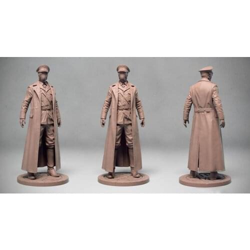 1/24 75mm 1/18 100mm Resin Model Kits Hell Main Villain Unpainted No Color RW-232