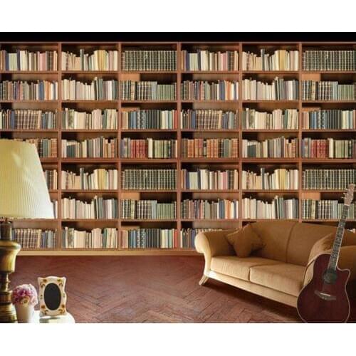 3d photo wallpaper 3d murals wallpaper for walls 3 d Bookcase mural literature shelf restoring ancient ways wall room wallpaper