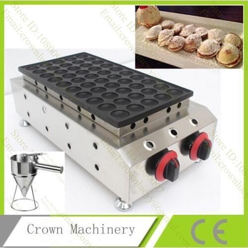 Small 50pcs pancake machine poffertjes machine with non-stick pan poffertjes grill waffle maker + batter dispenser