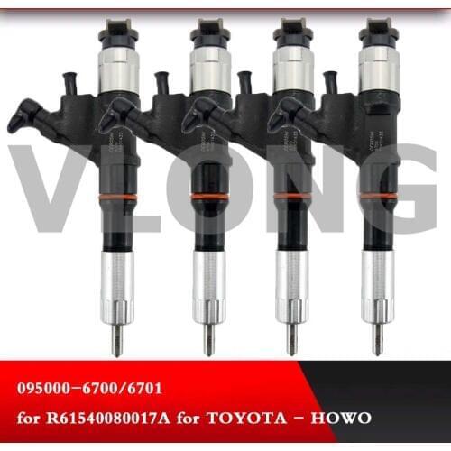 Genuine and original brand new dieselcommon rail fule njector 095000-6700 095000-6701 for W615 R61540080017A