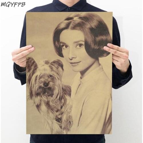 Star Kraft Paper Poster Home Room Bedroom Wall Decoration Painting Core 50.5x35cm