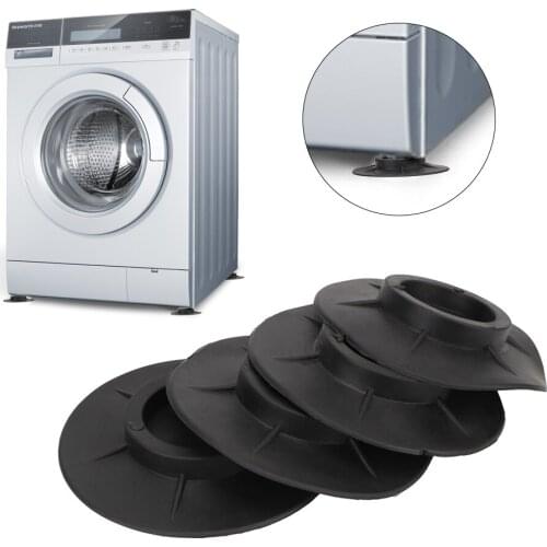 Shockproof Furniture Rubber Protectors Non Slip Washing Machine Feet Pads Noise Reduction Floor Mat Floor Protection 4pcs/set