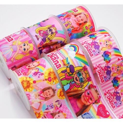 DIY Handmade Materials Printed Grosgrain Ribbon 50 Yard Per Size 53108