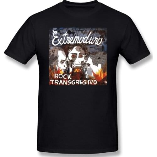 Rock Transgresivo Extremoduro By Biblioteca Virtual Extremeﾱa. Mens Rock band guitar music T-Shirt Vintage R306 Tees USA Size
