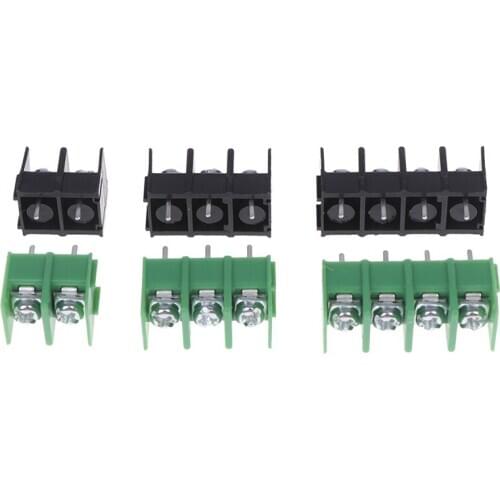 10Pcs High Quality 300V/20A 7.62 mm KF7.62 - 2P 3P 4P Screw Terminal Block Connector 7.62mm Pitch