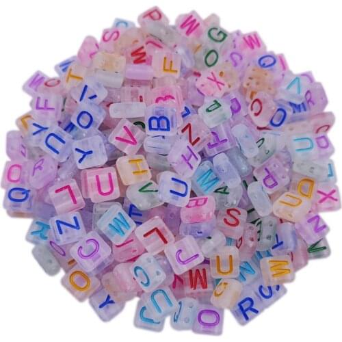 40Pcs 9×8mm Square Loose Beads DIY For Jewelry Making Necklace Bracelet Pendant