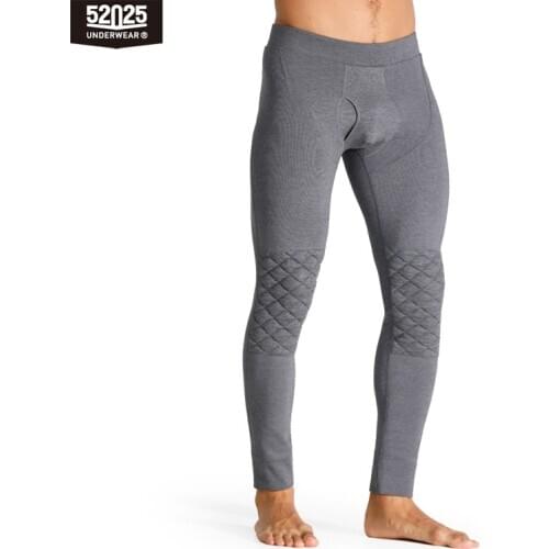 52025 Winter Warm Men Thermal Leggings with Panels Space Cotton Updated Design Fleece-lined Thermal Pants Leggins Thermo Botttom