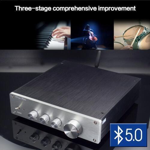 KYYSLB 220V Class A Power Supply Three-segment Tone Amplifier PCM5102A Preamp Bluetooth 5.0 QCC3003 Chip Decoding F1 Preamp