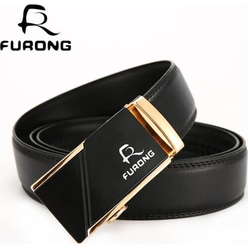 Hot Sale Designer Male Metal Automatic Buckle Luxury Leather Men Automatic Belt Silver Gold Business Man Belts Fashion For Men