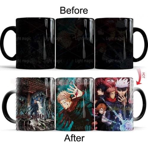 2021 Jujutsu Kaisen Magic Anime Coffee Mug 11oz Ceramic Color Changing Tea Travel CupChristams Gift Mug