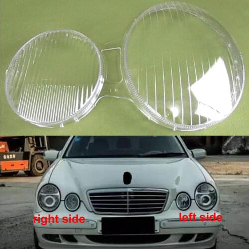 Headlight Cover Transparent Shell Headlamp Shell Lampshade Glass Lens For 2001 2002 2003 Benz W210: E200 E240 E320 E430