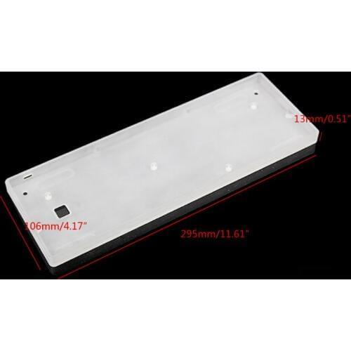 Frosted Acrylic Case Shell PCB Plate For GH60 DZ60 Poker2 60% mini Keyboard PXPA