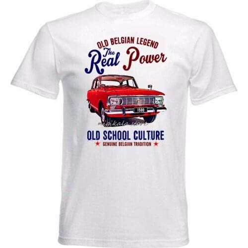 Newest Mens Fashion Summer Short Sleeves T-Shirt Belgian Moskvich Elite Unique T Shirts