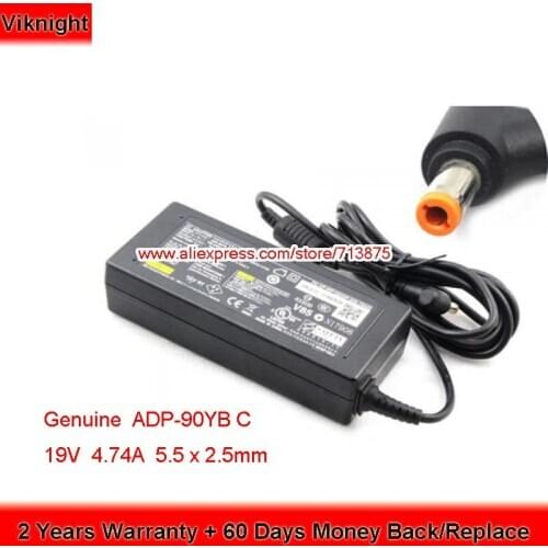 Genuine ADP-90YB C 19V 4.74A AC Adapter for NEC VY16A PA-1900-23 ADP87 ADP-90YB E Power Supply