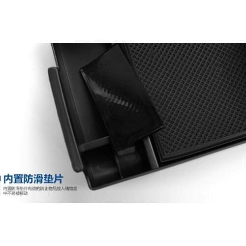 For FORD EXPLORER FIT 2013 2014 2015 2015 2016 2017 ARM STANDING STORING BOX LEATHER CENTER CONSOLE ELDIVEN TRAY PALLET BIN