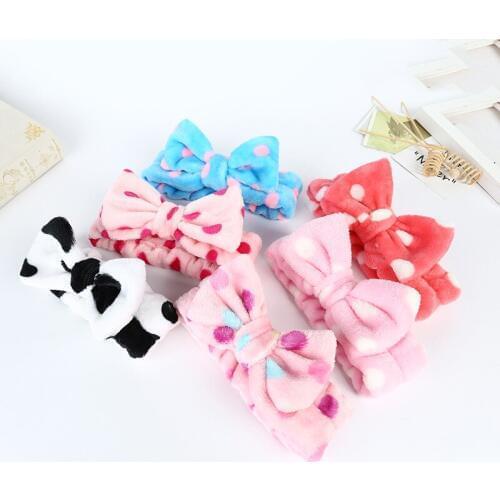 Hair Band Big Bows Face Washing Hairband Headband for Women and Girls