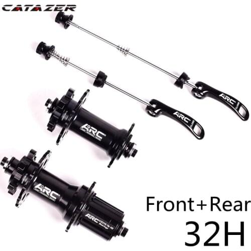 MTB Bicycle Hubs Sealed Bearing 32 28 36Holes Disc Brake QR 4 Bearings 4 Pawls 399g 8-11S Mountain Bike Hubs Quick Release set