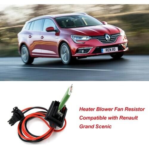 Heater Blower Fan Resistor Replacement Parts Compatible with Renault Grand Scenic