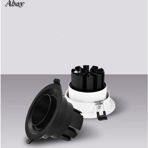 Zoom Recessed Dimmable 7W9W12W LED Spotlights AC85~265V LED Ceiling Lamp COB Downlights Background Painting Lamp Indoor Lighting