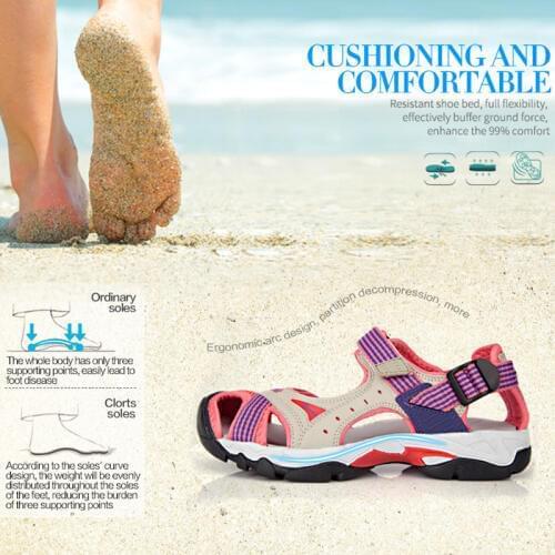 Clorts Women Sandals Breathable Beach Sandals Summer EVA Outdoor Sandals Auqa Shoes for Women SD-202