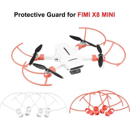 4Pcs Drone Propeller Guard For FIMI X8 MINI Quick Release Propeller Protective Ring Protector Cage landing Gear Accessories