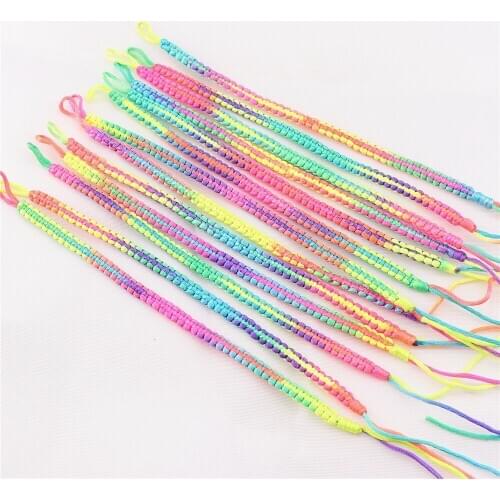 Fashion 30pcs/Lot Braided Cotton Rope Cuff FriendShip Couple Love Bracelets For Man Women Jewelry
