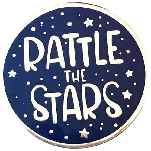Sarah J Maas Brooch Rattle the stars Enamel Pin you could do anything if you only dare