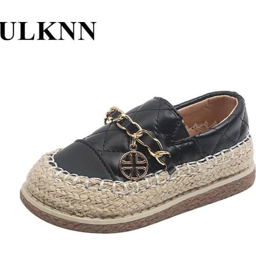 Children Shoes Fall 2021 New Girls Low Flat Shoes Kids Help Baby Soft Bottom Casual Kids Fashion Leather Shoes