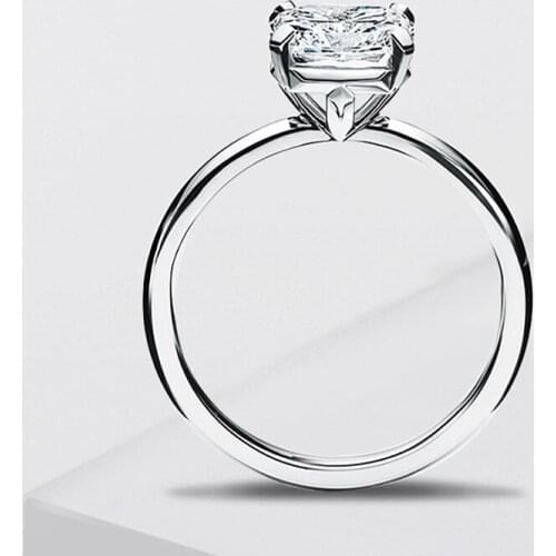 Fashion Wedding Rings for Women Silver 925 Real Diamond Bohemia Fine Luxury Jewelry Propose Valentines Day Gift 2021 New Rings