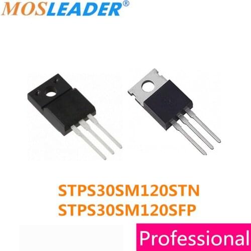 Mosleader 50pcs STPS30SM120STN TO220 STPS30SM120SFP TO220F STPS30SM120S STPS30SM120 High quality