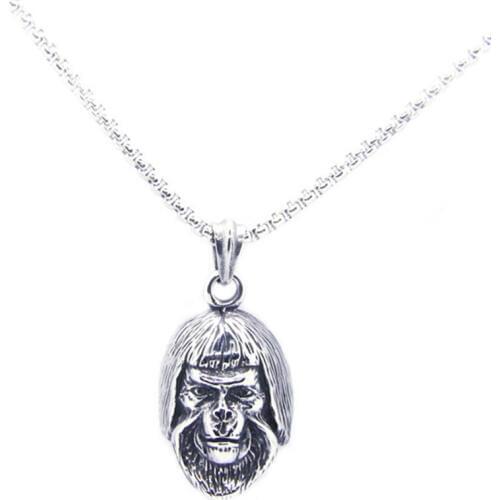 1pc Newest Cool Gorilla Face Pendant 316L Stainless Steel Jewelry Men Boys Party Gorilla Pendant