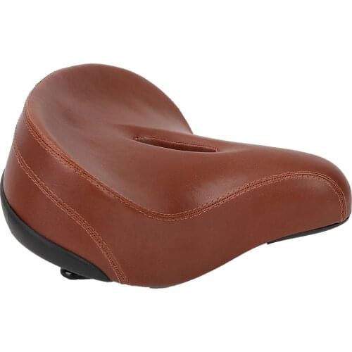 Bike Saddle Seat Soft Pad Comfortable Sponge Bicycle Cushion Cycling Accessory (Brown) Made Of High Quality Material