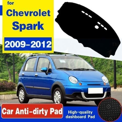 Car Auto Inner Dashboard Cover Dashmat Carpet Cape For Chevrolet Spark 2009 2010 2011 2012 Sunshade Dash Mat Anti-dirty