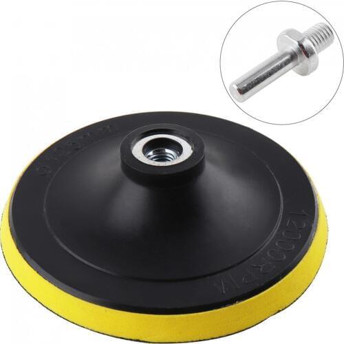 5 Inch Disc Sandpaper Self-adhesive Abrasive Pad with 10mm Inner Hole and 8mm Diameter Drill Shank for Electric Grinder