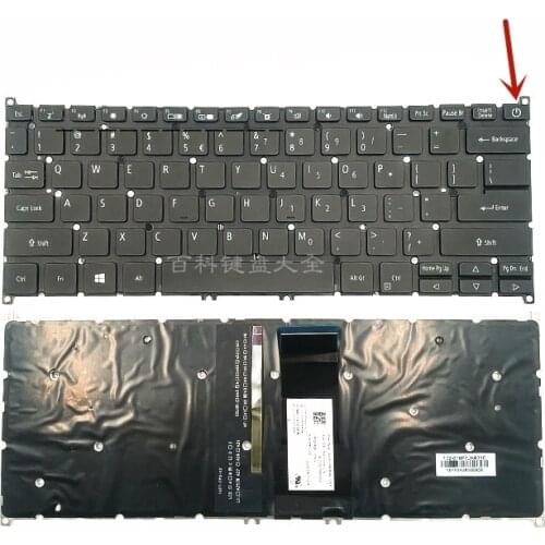 New Laptop English Keyboard Replacement For Lenovo Spin 5 SF114-32 SP513-51/52N SP513-53N SP513-52NP