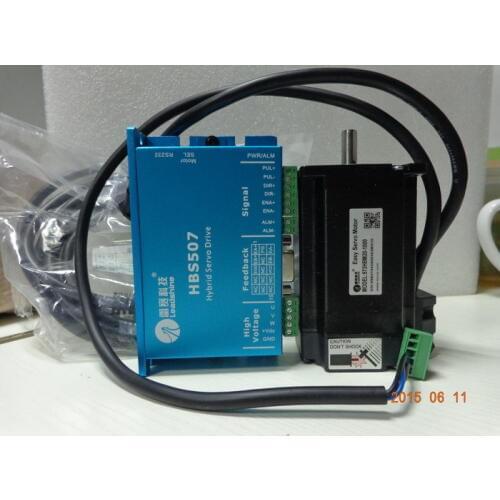 New Leadshine Closed Loop servo Drive HBS507 3-phase servo motor 573HBM20-1000 with 1000 line encoder HBS57 new version