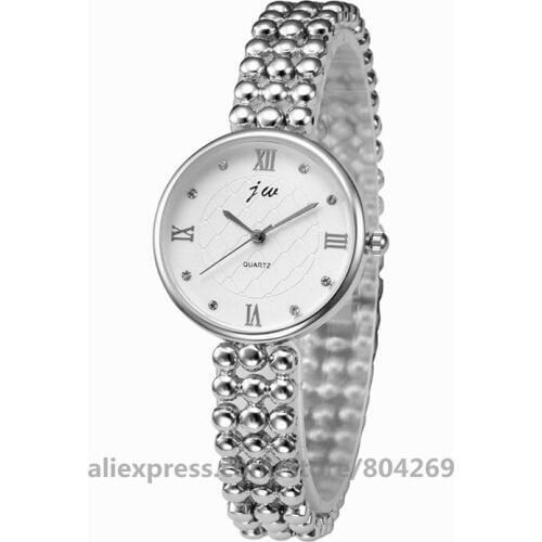 Wholesale Fashion Women Beads Bracelet Wristwatch Hot Elegant Lady Dress Roman Number Wristwatches jw 6032