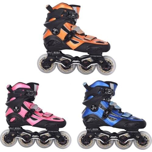 Original JU-F Multi-function Slalom Sliding Roller Skates Speed Inline Skates Adult Kids Roller Skating Shoes Skating Patins