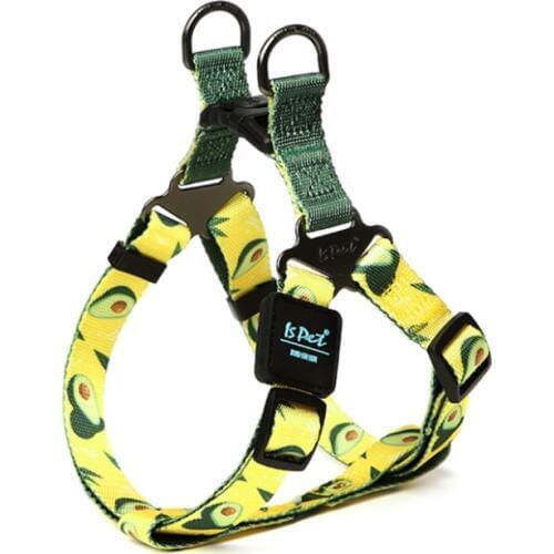 Dog Harness 2020 New Style Printed Colorful Pet Step -in Vest Harness Collar Outdoor Walking Dog Supplies