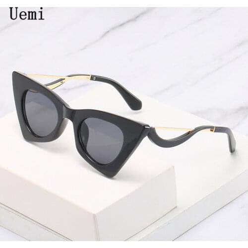 Vintage Cat Eye Sunglasses Women Glasses Brand 2021 Luxury Feminine Fashion Metal Frame Lady Retro Designer Eyewear UV400