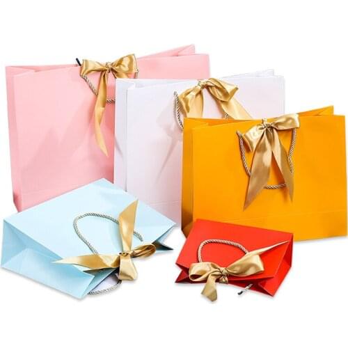 10pcs Wedding Favors Birthday Party Bags Packaging Present Christmas Gift Bag For Business New Year Baby Shower Party Supplies
