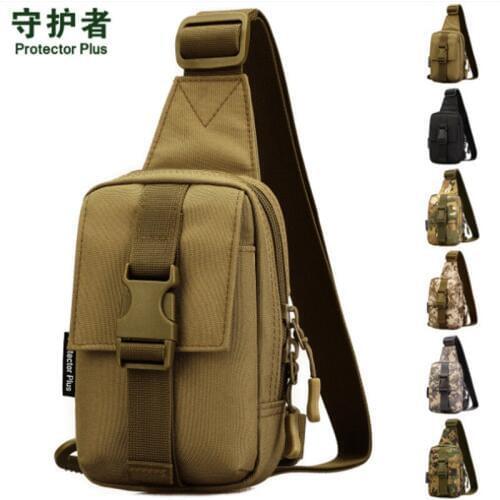 Tactical Chest Bag Protector Plus X219 Sports Bag Camouflage Nylon Military Trekking Pack Outdoor Hiking Cycling Bag