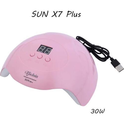 SUNX7 Plus 30/36W LED Lamp Nail Dryer 15 LEDs UV Ice Lamp For Drying Gel Polish 30/60/99s Timer Auto Sensor Manicure Tools