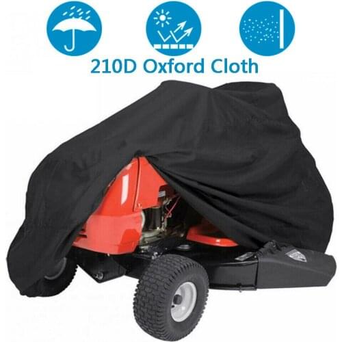 210D Waterproof Lawn Mower Cover Tractor Cover Rainproof Dustproof UV Protection Garden Yard Weeder Overlay All-Purpose Cover