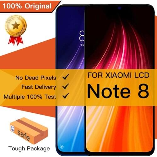 6.3" Super Amoled LCD For XiaoMi RedMi Note 8 LCD Screen Display Touch Digitizer Assembly Repair Parts 100% Tested